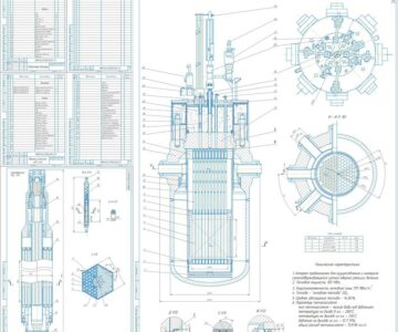 Чертеж Проект реактора типа КЛТ-40С