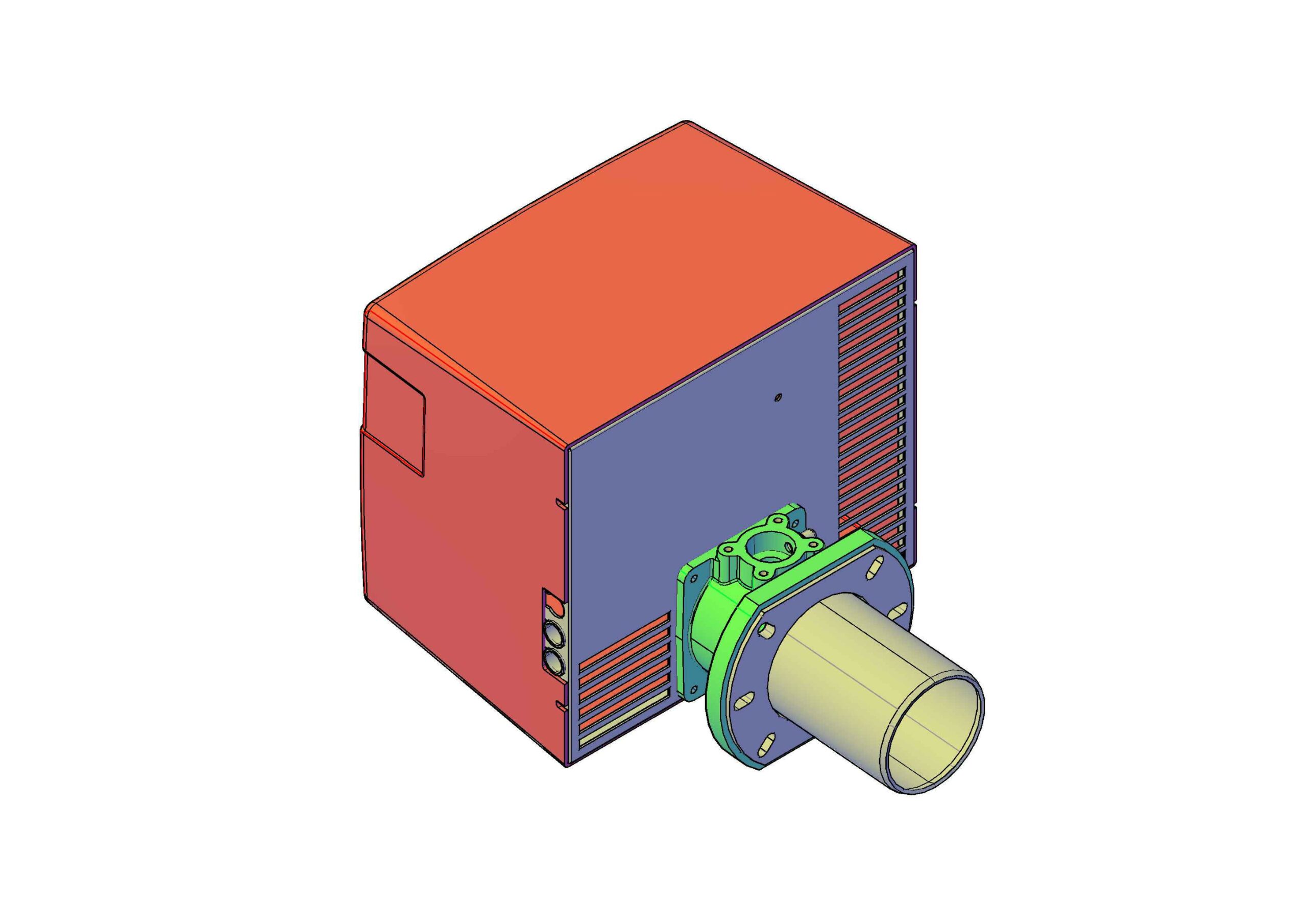 3D модель Горелка ФБР X3/2CE