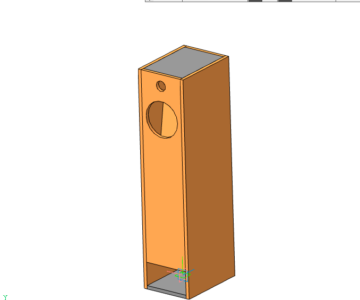 3D модель Корпус акустической системы TQWP для динамика 6.5 дюймов