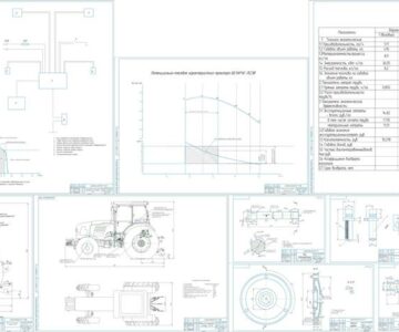 Чертеж Повышение эффективности использования трактора Беларус-1523В в ГСХУ «Лепельская СС» с модернизацией системы блокировки дифференциала