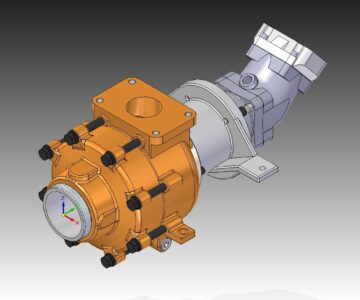 3D модель Водяной насос Ruberg H26 c гидравлическим приводом (W.Ruberg AG Pump (H26))