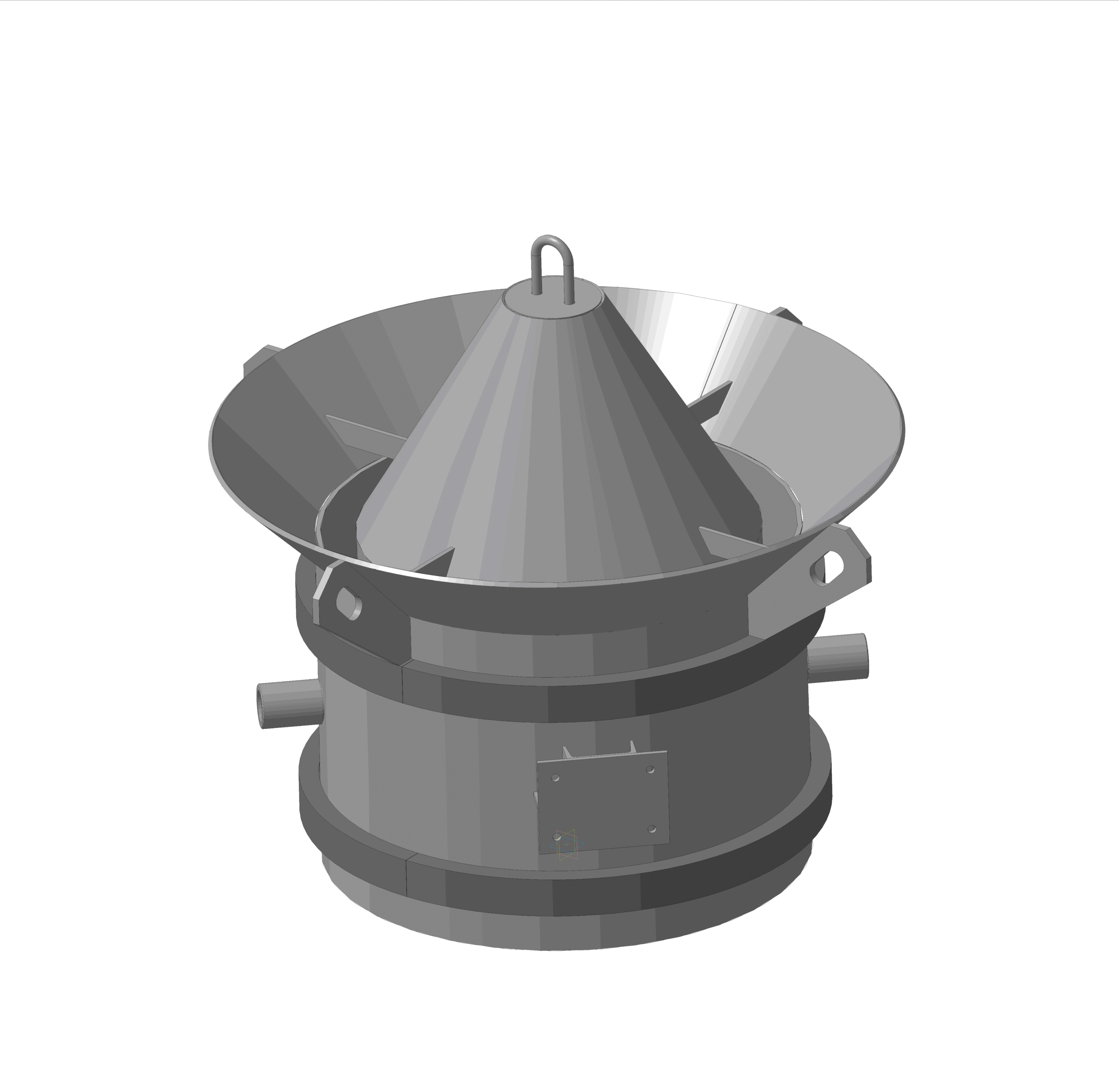 3D модель Форма ЖБИ для колодец КС8-7(тип 558)