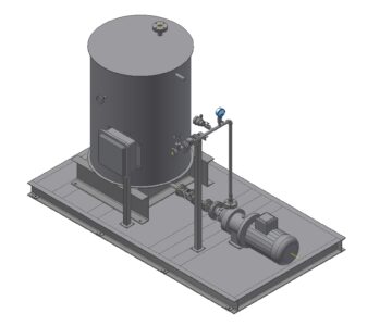 3D модель Насосная установка на базе шестеренного насоса