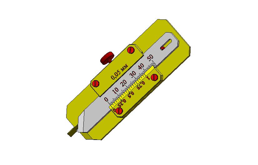 3D модель Фаскомер нониусный МГО-2095СБ