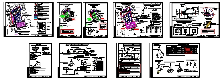 Чертеж ППР на выполнение земработ при устройстве фундамента автосалона