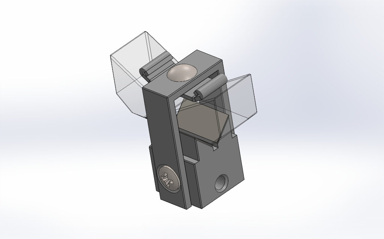 3D модель Узел крепления призмы Ак-0