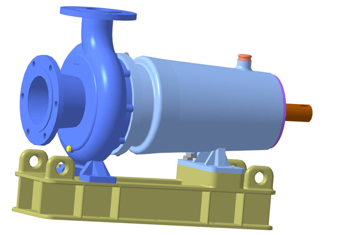 3D модель Консольный насос типа К 100-80-160