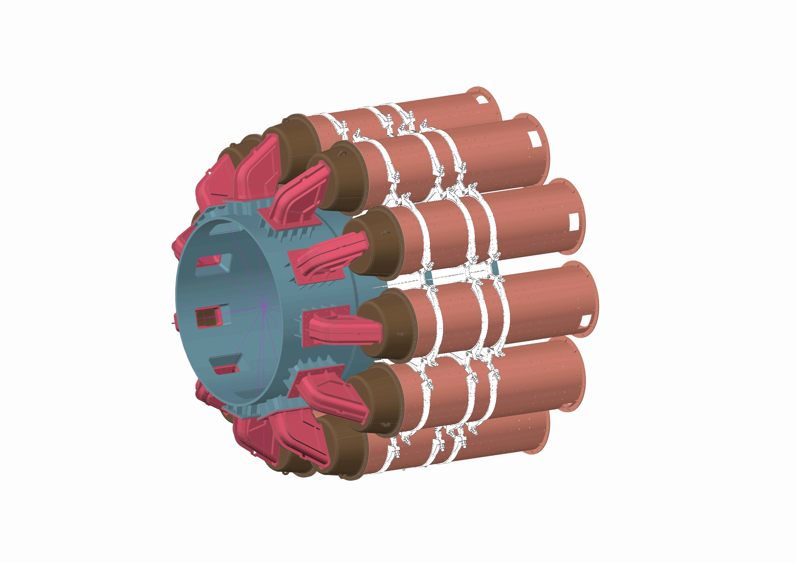 3D модель Холодильник барабанный