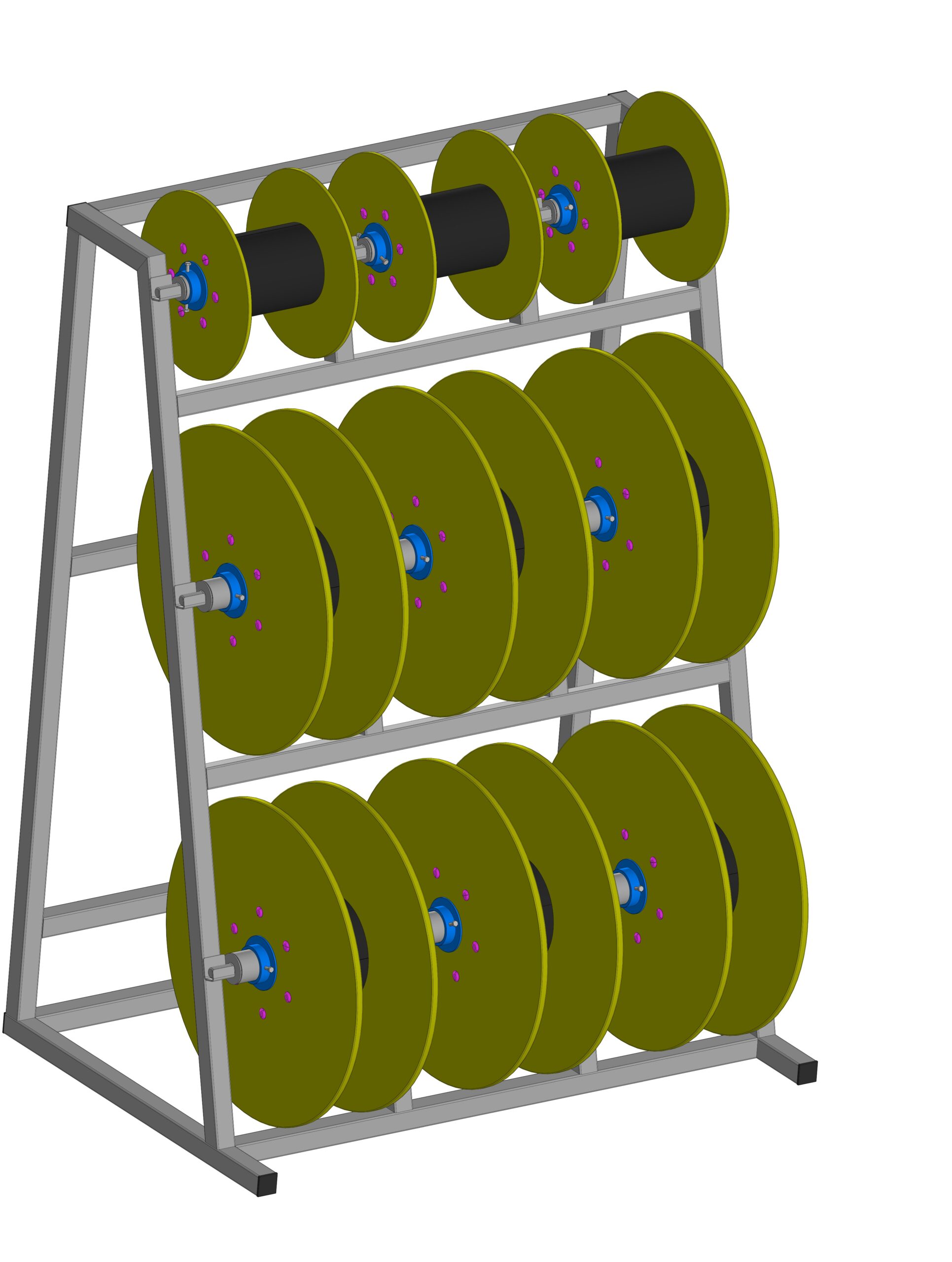 3D модель Стойка для катушек с проводом
