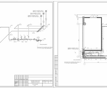 Чертеж Газоснабжение сушильной камеры GL2-7,0 фирмы "Termomeccanica"