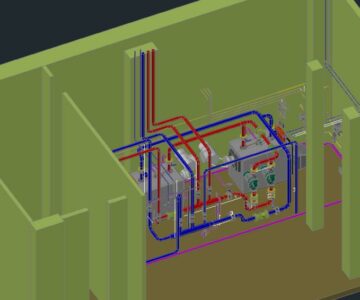 3D модель Котельная мощностью 820 кВт