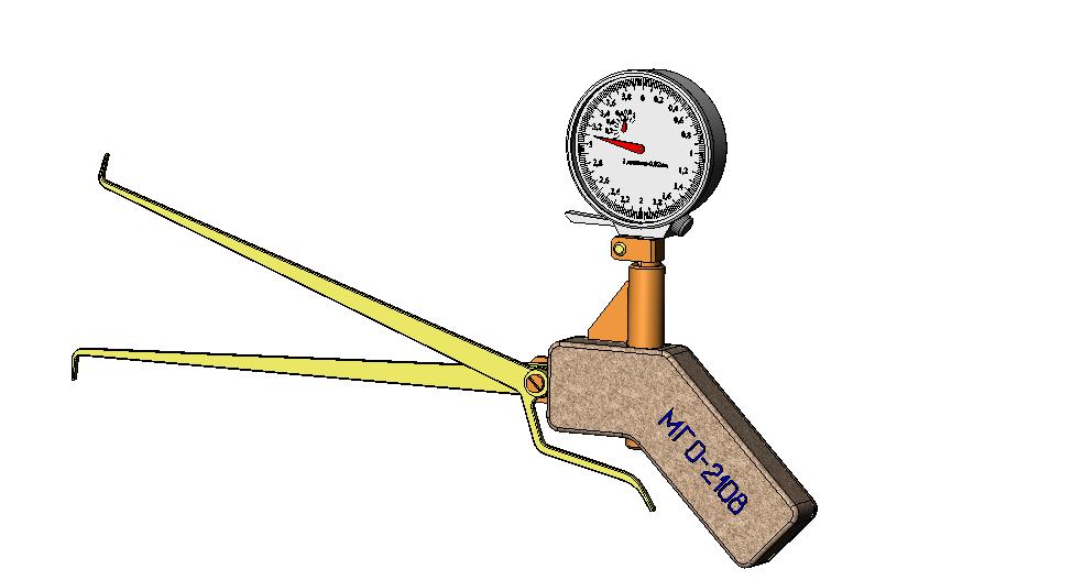 3D модель МГО-2108СБ Нутромер ф50-103