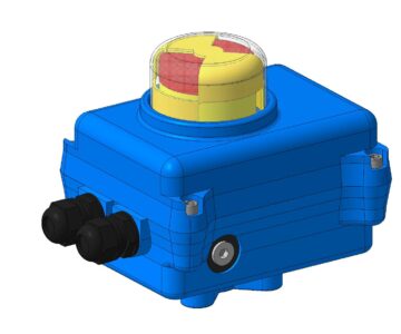 3D модель Электропривод БИРС SA005-50-17-90-М-П-Н