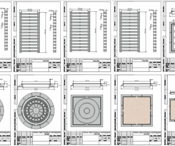 Чертеж Люки смотровых колодцов
