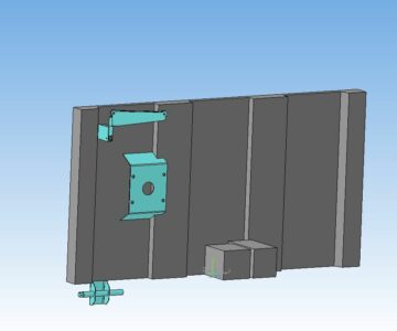 3D модель Кронштейн запасного колеса КАМАЗ