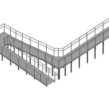 3D модель Пандус наклон 5,7 градуса