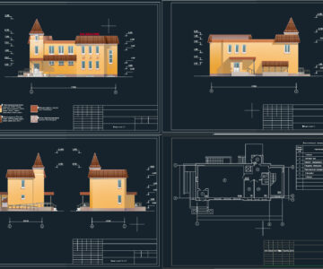 Чертеж Эскизный проект магазина непродовольственных товаров