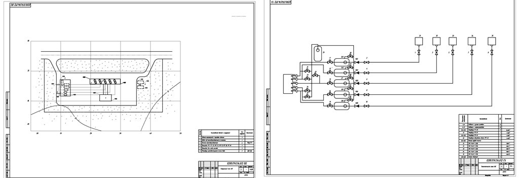 Чертеж Проектирование АЗС
