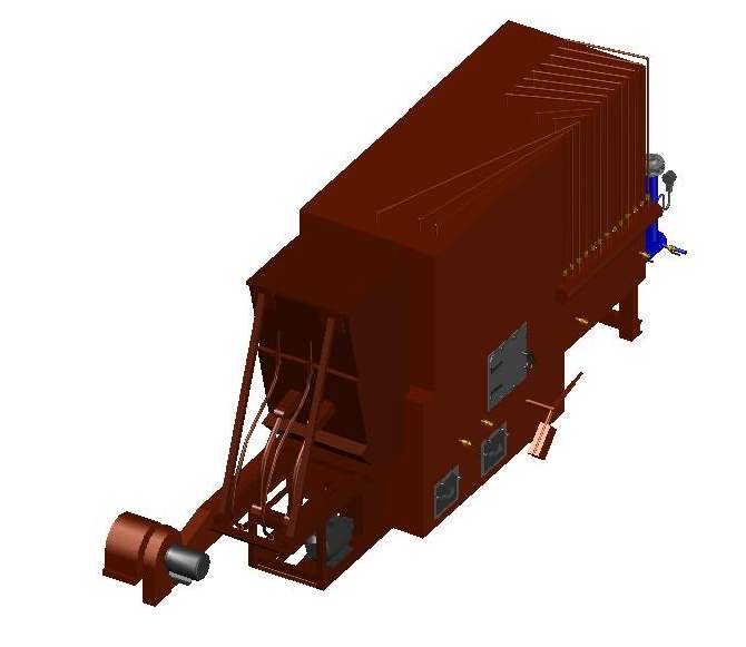 3D модель Котёл водогрейный КВм-1,4-95ТШПм