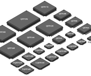 3D модель Корпуса микросхем типа QFP, TQFP и LQFP