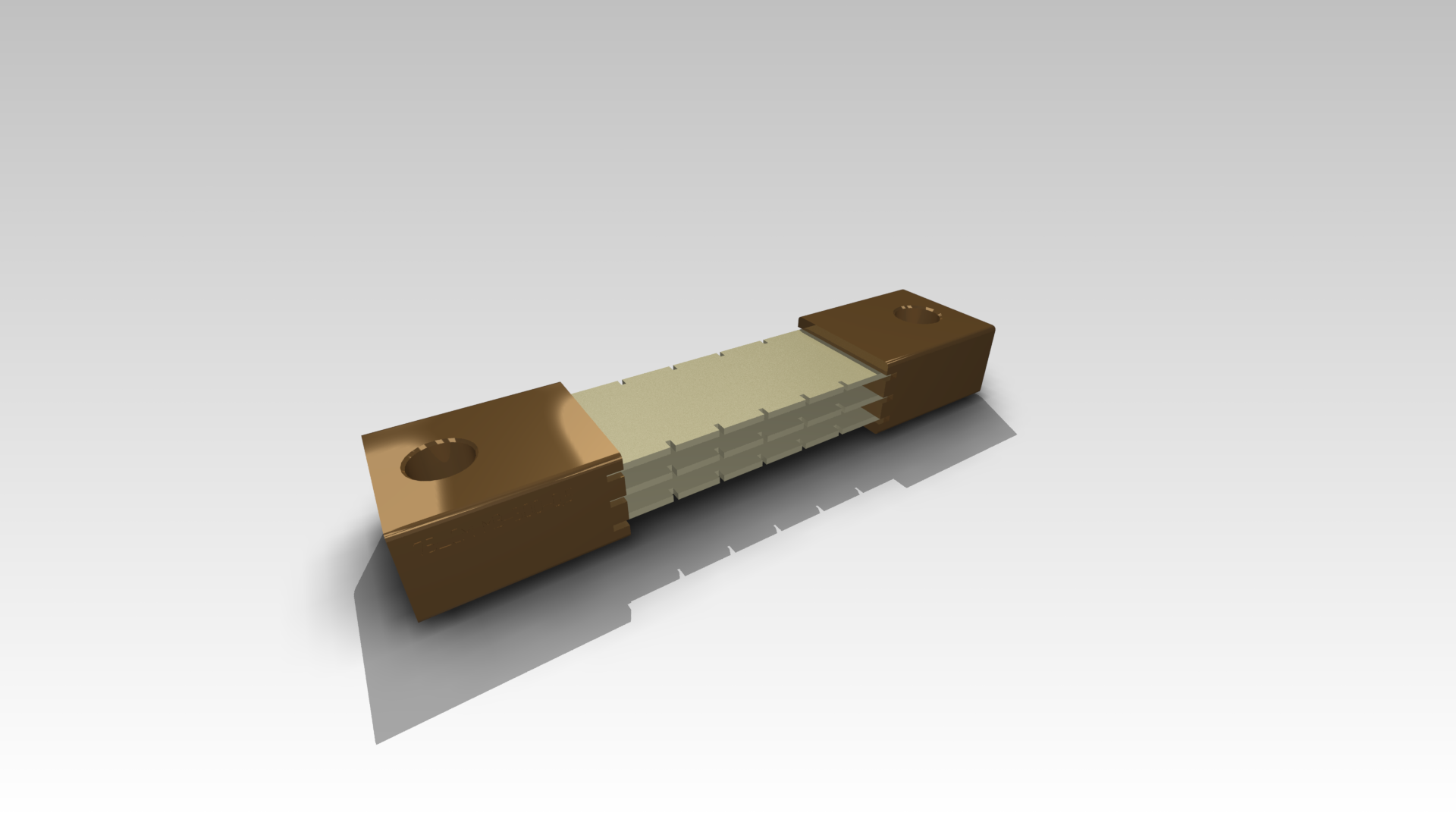 3D модель Шунт ШСММ3-300-0.5