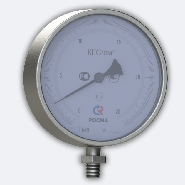 3D модель Манометр Росма ТМ6