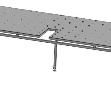3D модель Стол для точечной сварки 1500х3000