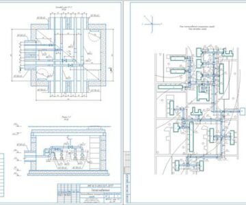 Чертеж Теплоснабжение микрорайона города