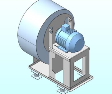 3D модель Вентилятор ВЦ 14-46-5