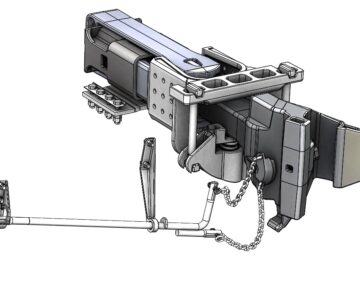3D модель Автосцепное устройство СА-3 в сборе.