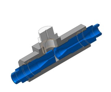 3D модель Водовоздушный эжектор 3/8 дюйма