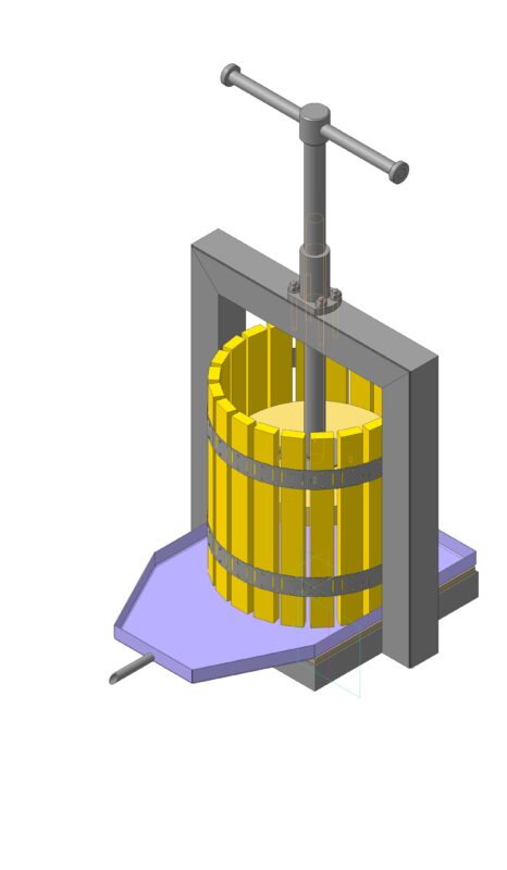 3D модель Ручной пресс для ягод
