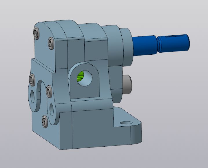 3D модель Насос шестеренчатый НШ-0,3