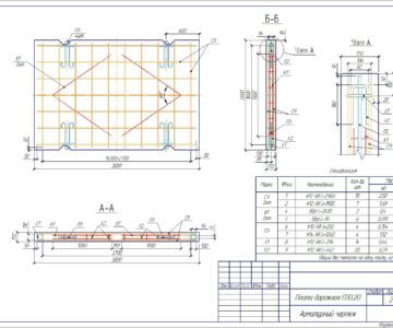 Чертеж Плита дорожная П30.20