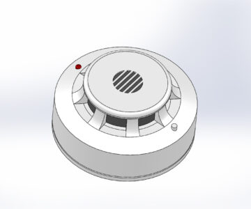 3D модель Извещатель пожарный дымовой ИП 212-53 с МС-03 ДИП-53