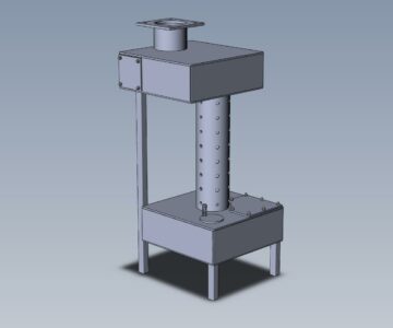 3D модель Печка гаражная на отработанном масле