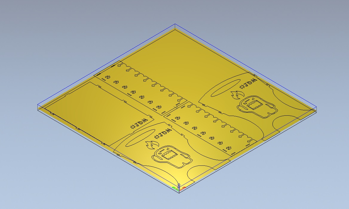 3D модель Мангал разборный JDM