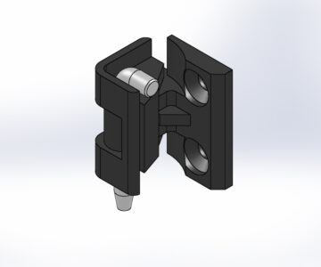 3D модель Петля врезная Mesan 098-1-2-2