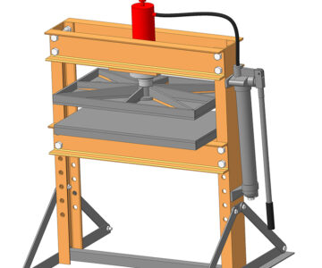 3D модель Пресс для дерева