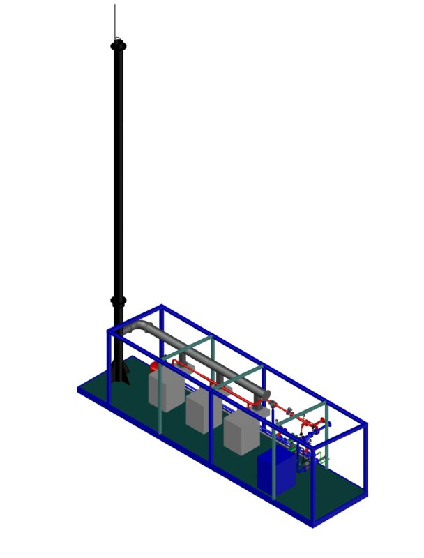 3D модель 3D Блочно модульная котельная 0,3 МВт