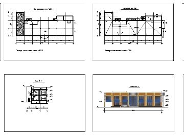 Чертеж Эскизный проект магазина 2 этажа