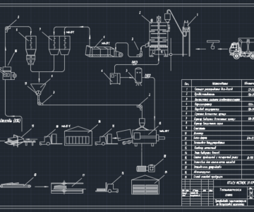 Чертеж «Производство пенополистирола по беспрессовой технологии»