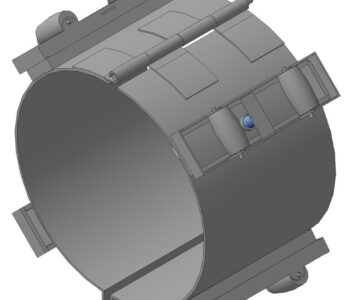 3D модель Опорно-направляющее кольцо для трубопровода