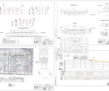 Чертеж Проектирование мостового перехода и подходов к нему