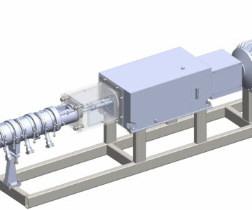 3D модель Проектирование двухшнекового экструдера