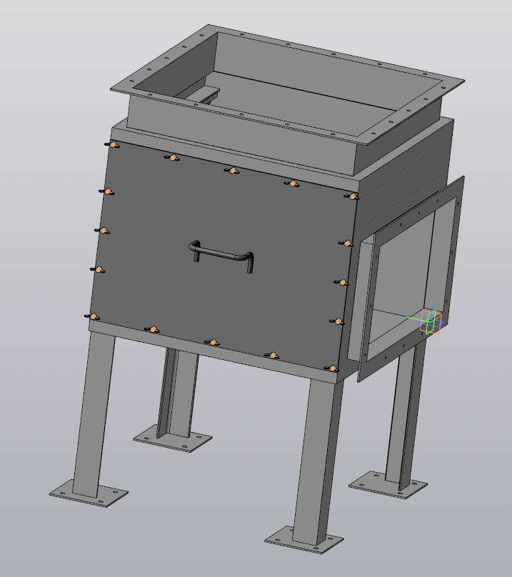 3D модель Короб для фильтра ФВПМет-II-66-48-G2