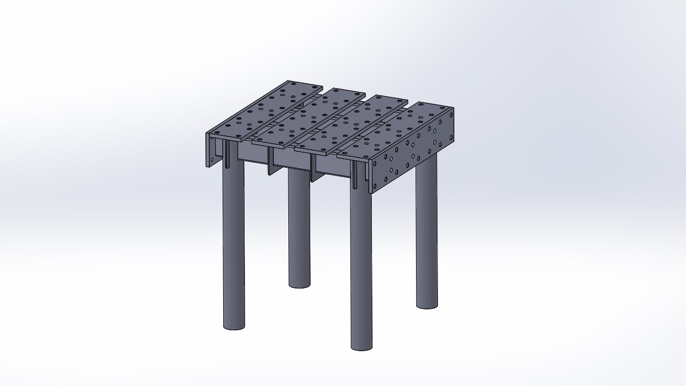 3D модель Стол сварочный модульный