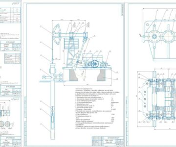 Чертеж ШСНУ с приводом СКД8-3-4000