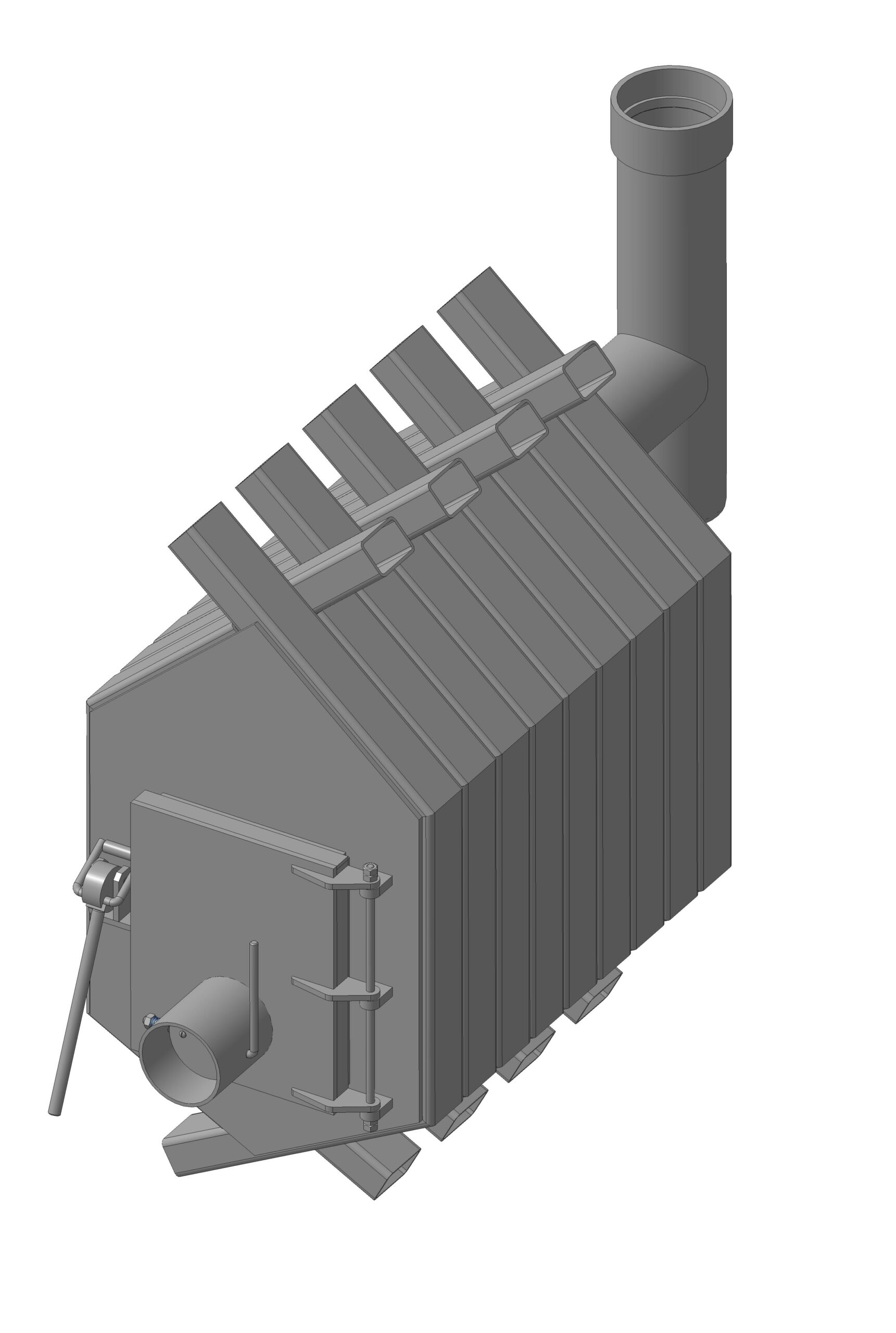 3D модель Печь длительного горения для отопления помещения площадью не более 30 м2