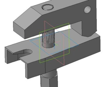 3D модель Съемник пальцев рулевых тяг